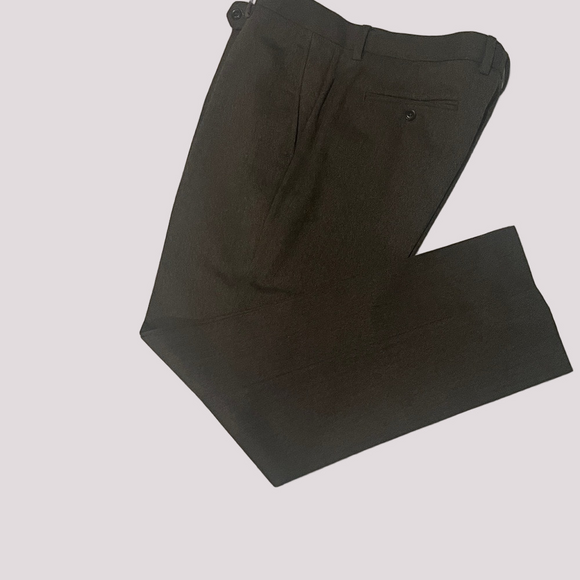 Southern Pines Dress Pants in Dark Brown / black micro herringbone - Picture 3 of 6